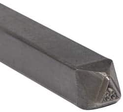 Made in USA - 3/16 Inch Character Size, 88 within a Triangle, Code Stamp - Steel - Americas Tooling