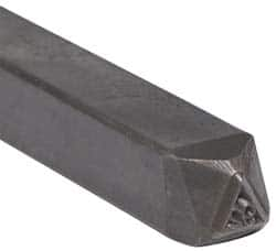 Made in USA - 3/16 Inch Character Size, 92 within a Triangle, Code Stamp - Steel - Americas Tooling