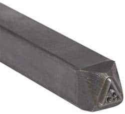 Made in USA - 3/16 Inch Character Size, 95 within a Triangle, Code Stamp - Steel - Americas Tooling