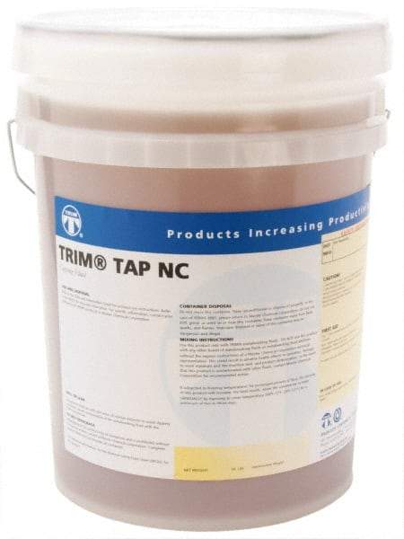 Master Fluid Solutions - Trim Tap NC, 5 Gal Pail Tapping Fluid - Straight Oil, For Broaching, Gear Cutting, Gundrilling, Milling, Reaming, Sawing, Shaving, Threading - Americas Tooling