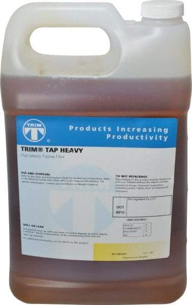 Master Fluid Solutions - Trim Tap Heavy, 1 Gal Bottle Tapping Fluid - Straight Oil, For Reaming, Threading - Americas Tooling