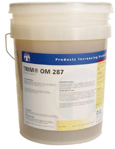 Master Fluid Solutions - Trim OM 287, 5 Gal Pail Cutting Fluid - Straight Oil, For Machining - Americas Tooling