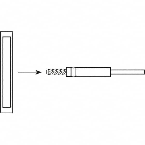 Standard Abrasives - 1/4-20 Star Pad Mandrel - Americas Tooling