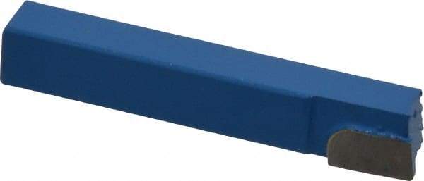 Interstate - 3/8 x 3/8" Shank, Square Shoulder Turning Single Point Tool Bit - AL-6, Grade C6 - Exact Industrial Supply