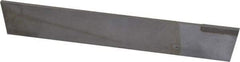 Made in USA - 1/8 Inch Wide x 3/4 Inch High x 5 Inch Long, Parallel Blade, Cutoff Blade - C2 Grade, Bright Finish - Exact Industrial Supply