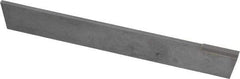 Made in USA - 1/8 Inch Wide x 11/16 Inch High x 4-5/16 Inch Long, Tapered Blade, Cutoff Blade - C6 Grade, Bright Finish - Exact Industrial Supply