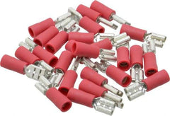 Ideal - 22 to 18 AWG, Vinyl, Fully Insulated, Female Wire Disconnect - Red, cUL Listed, RoHS Compliant, UL Listed - Americas Tooling