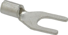 Ideal - #6 Stud, 22 to 18 AWG Compatible, Noninsulated, Crimp Connection, Standard Fork Terminal - Americas Tooling