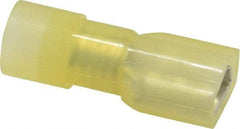 Ideal - 12 to 10 AWG, Vinyl, Fully Insulated, Female Wire Disconnect - 1/4 Inch Wide Tab, Yellow, cUL Listed, RoHS Compliant, UL Listed 774A - Americas Tooling