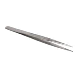 Value Collection - 5-11/16" OAL Diamond Tweezers - Medium Point - Americas Tooling