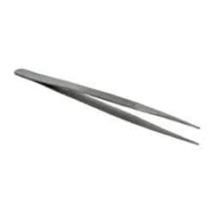 Value Collection - 5-11/16" OAL Diamond Tweezers - Medium Point - Americas Tooling