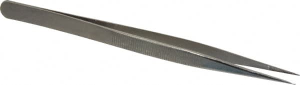 Value Collection - 5-11/16" OAL Diamond Tweezers - Fine Point - Americas Tooling