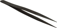 Value Collection - 5-11/16" OAL Diamond Tweezers - Fine Point - Americas Tooling