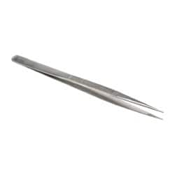 Value Collection - 6-13/32" OAL Diamond Tweezers - Medium Point - Americas Tooling