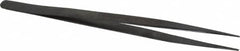 Value Collection - 6-13/32" OAL Diamond Tweezers - Medium Point - Americas Tooling