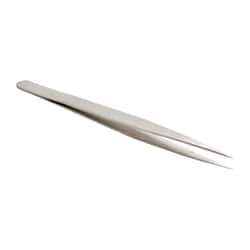 Value Collection - 5-5/16" OAL SS-SA Precision Tweezers - Long & Slim for Inside Reach - Americas Tooling