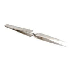 Value Collection - 4-3/4" OAL N1 Reverse Action Tweezers - Fine Point - Americas Tooling