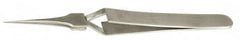 Value Collection - 4-11/32" OAL N4 Reverse Action Tweezers - Long Fine Point - Americas Tooling