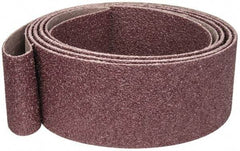 3M - 2" Wide x 132" OAL, 36 Grit, Aluminum Oxide Abrasive Belt - Aluminum Oxide, Very Coarse, Coated, X Weighted Cloth Backing, Series 341D - Americas Tooling