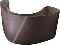 3M - 10" Wide x 70-1/2" OAL, 60 Grit, Aluminum Oxide Abrasive Belt - Aluminum Oxide, Medium, Coated, X Weighted Cloth Backing, Series 341D - Americas Tooling