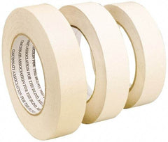 Ability One - 2" Wide x 60 Yd Long White Paper Masking Tape - 5.4 mil Thick - Americas Tooling