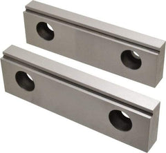 Value Collection - 6" Wide x 1-3/4" High x 18mm Thick, Step Vise Jaw - Steel, Fixed Jaw - Americas Tooling