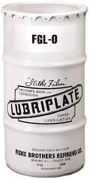 Lubriplate - 120 Lb Drum Aluminum General Purpose Grease - White, Food Grade, 335°F Max Temp, NLGIG 0, - Americas Tooling