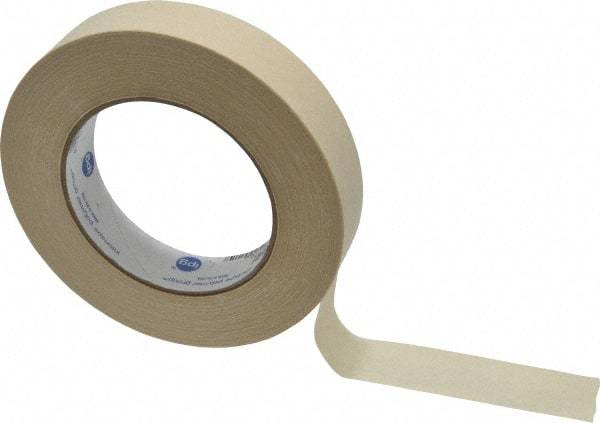 Intertape - 1" Wide x 60 Yd Long Tan Paper Masking Tape - Series PG505, 5.8 mil Thick, 20 In/Lb Tensile Strength - Americas Tooling