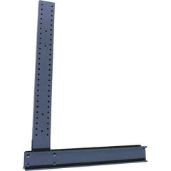 Made in USA - 10' High Single Sided Upright Cantilever Rack - 13,100 Lb Capacity, 38" Base Length - Americas Tooling