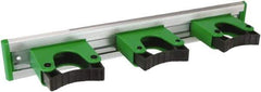 Unger - 3-1/4" Projection, 2" High, Aluminum & Plastic, Tool Holder - 14" Long, 3 Holders - Americas Tooling