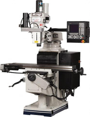 Vectrax - 54" Long x 10" Wide, 3 Phase Fagor 3 Axis 8055i CNC Milling Machine - Variable Speed Pulley Control, NT40 Taper, 5 hp - Americas Tooling