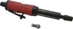 Chicago Pneumatic - 1/4" Collet, Straight Handle, Straight Air Die Grinder - 27,000 RPM, Rear Exhaust, 19 CFM, 0.32 hp, 6.21 bar, 1/4" Inlet - Americas Tooling