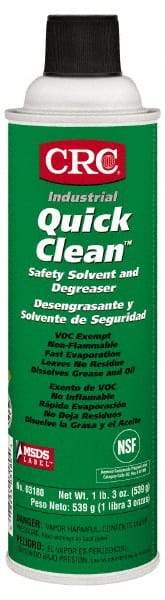 CRC - 20 oz Aerosol Cleaner/Degreaser - Aerosol, Unscented - Americas Tooling