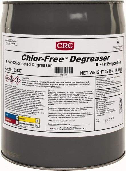 CRC - 5 Gal Bucket Cleaner/Degreaser - Liquid, Unscented - Americas Tooling