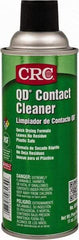 CRC - 11 Ounce Aerosol Contact Cleaner - 0°F Flash Point, 22,600 Volt Dielectric Strength, Flammable, Food Grade, Plastic Safe - Americas Tooling