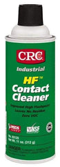 CRC - 11 Ounce Aerosol Contact Cleaner - 205°F Flash Point, 45,700 Volt Dielectric Strength, Flammable, Food Grade, Plastic Safe - Americas Tooling