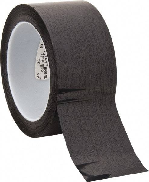 3M - 72 Yds. x 2", Black Polyester Film Tape - 850 Series, 1.9 mil Thick, 28 Lb./Inch Tensile Strength - Americas Tooling