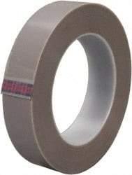 3M - 36 Yds. x 2", Gray PTFE Film Tape - 5481 Series, 6.8 mil Thick, 49 Lb./Inch Tensile Strength - Americas Tooling