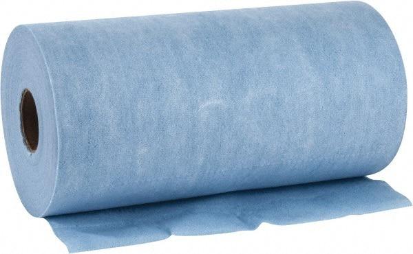 WypAll - X60 Dry Shop Towel/Industrial Wipes - Small Roll, 13-3/8" x 9-3/4" Sheet Size, Blue - Americas Tooling