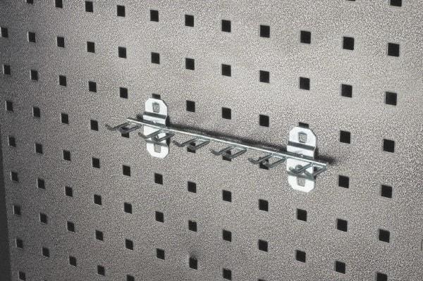 Triton - 1-13/32" Long Multi-Prong Tool/Wrench Holder Pegboard Hook - 1-1/2" Projection, Steel - Americas Tooling