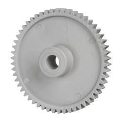 Made in USA - 48 Pitch, 2-1/4" Pitch Diam, 2.333" OD, 54 Tooth Spur Gear - 1/4" Face Width, 5/16" Bore Diam, 43/64" Hub Diam, 20° Pressure Angle, Acetal - Americas Tooling