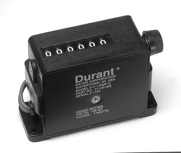 Durant - 6 Digit Wheel Display Counter - Keyed Reset - Americas Tooling