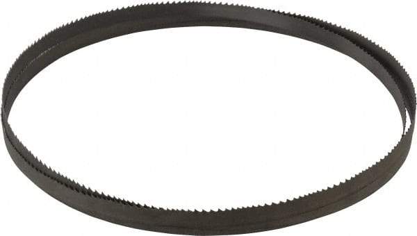 Irwin Blades - 6 to 10 TPI, 7' 9-1/2" Long x 1/2" Wide x 0.025" Thick, Welded Band Saw Blade - Bi-Metal, Toothed Edge - Americas Tooling