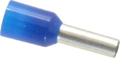 ACI - 14 AWG, Partially Insulated, Crimp Electrical Wire Ferrule - 8mm Long x 2.6mm Diameter Pin, 15mm Overall Length - Americas Tooling