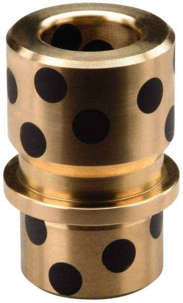 Dayton Lamina - 3" ID x 4-3/8" OAL, Cast Aluminum Bronze, Die & Mold Shoulder Bushing - Shoulder, 4-9/32" Bottom OD, 3-3/4" Top OD, 2-1/2" Under Collar, 2-1/2" Under Collar, 1-7/8" Above Collar - Americas Tooling