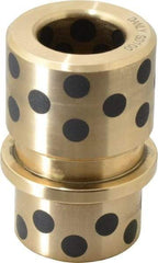 Dayton Lamina - 1" ID x 2-11/16" OAL, Cast Aluminum Bronze, Die & Mold Shoulder Bushing - Shoulder, 1-27/32" Bottom OD, 1-1/2" Top OD, 1-3/4" Under Collar, 1-3/4" Under Collar, 15/16" Above Collar - Americas Tooling