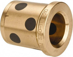 Dayton Lamina - 3/4" ID x 1-3/8" OAL, Aluminum Bronze, Die & Mold Shoulder Bushing - Shoulder, 1-1/8" Bottom OD, 1-1/8" Top OD, 1.3" Collar OD, 1-3/16" Above Collar - Americas Tooling