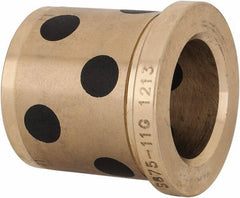 Dayton Lamina - 7/8" ID x 1-3/8" OAL, Aluminum Bronze, Die & Mold Shoulder Bushing - Shoulder, 1-1/4" Bottom OD, 1-1/4" Top OD, 1.43" Collar OD, 1-3/16" Above Collar - Americas Tooling