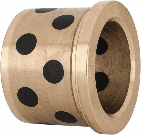 Dayton Lamina - 1-1/4" ID x 1-3/8" OAL, Aluminum Bronze, Die & Mold Shoulder Bushing - Shoulder, 1-5/8" Bottom OD, 1-5/8" Top OD, 1.8" Collar OD, 1-3/16" Above Collar - Americas Tooling