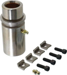 Dayton Lamina - 1" ID x 3-15/16" OAL, Steel, Bronze Plated Die & Mold Shoulder Bushing - Extra Long Shoulder, 1.72" Bottom OD, 1-1/2" Top OD, 1.845" Collar OD, 3" Under Collar, 15/16" Above Collar - Americas Tooling